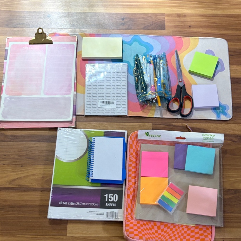 Colorful Desk Organizer Set
